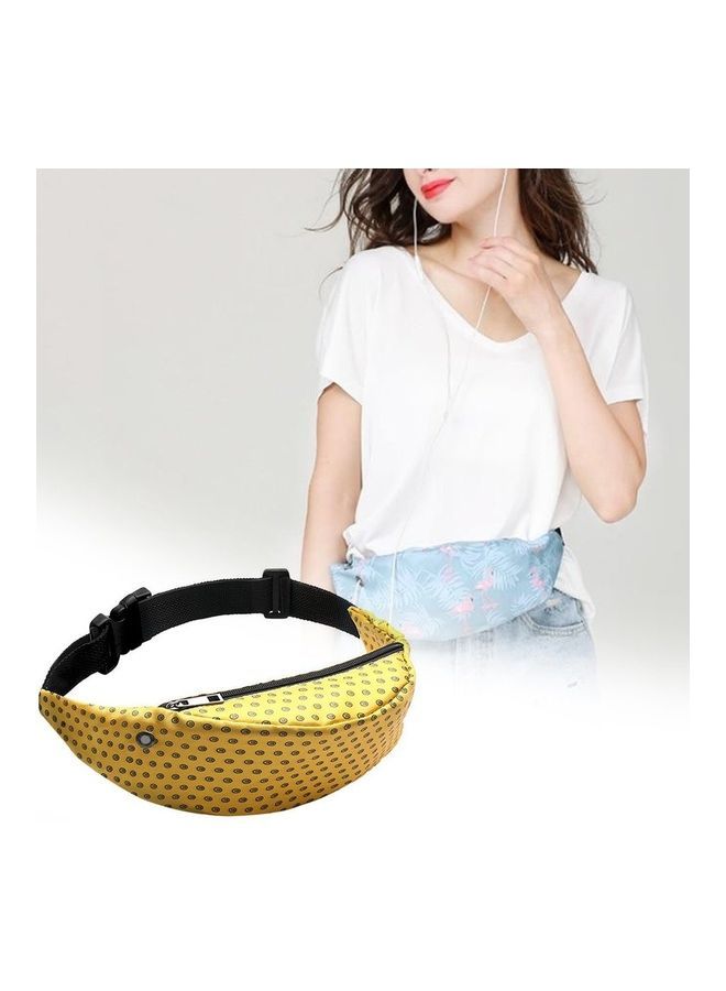 NIBEMINENT Printed Waist Bag Yellow/Black  - Image 1