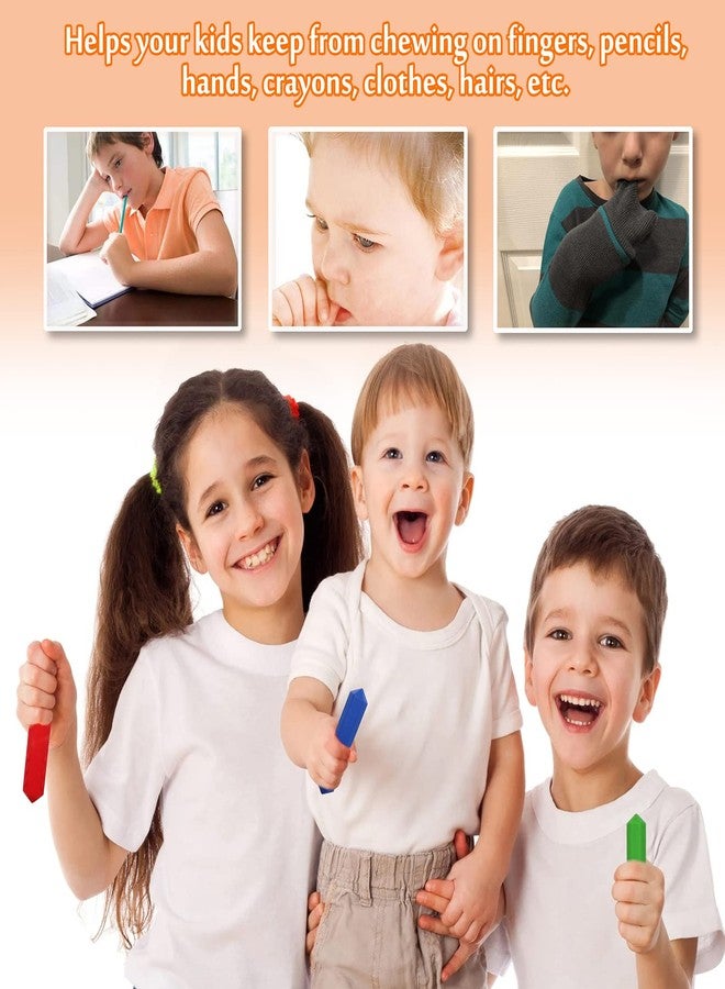Atsky Chew Necklaces for Sensory Kids - 5 Pack Silicone Chewy Toys for ADHD, Autism, SPD, Oral Motor Therapy Tool with Textured Surface, Anxiety Relief Chewables - Image 4