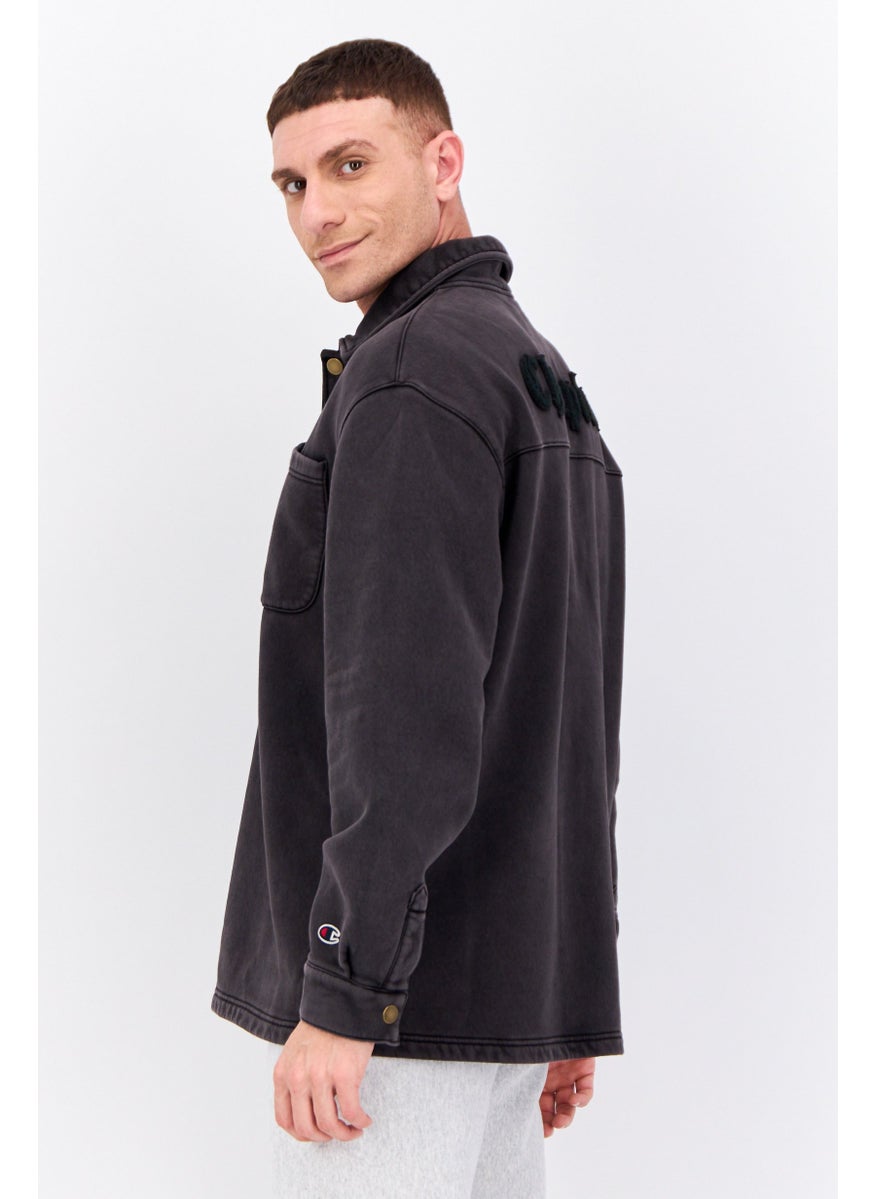 Champion - Men Custom Fit Long Sleeve Outdoor Jacket, Charcoal - Image 1