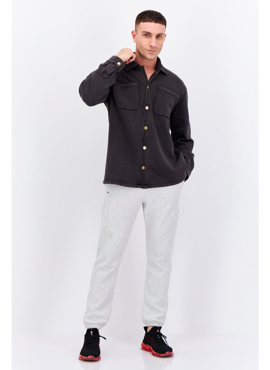 Champion - Men Custom Fit Long Sleeve Outdoor Jacket, Charcoal - Image 1