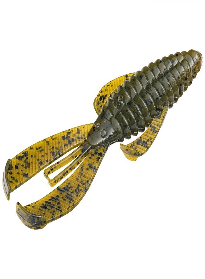 Strike King (RGBUG-46) Rage Bug 4 Fishing Lure, 46 - Green Pumpkin, 4", Flanges for Consistent, Subtle Action - Image 1
