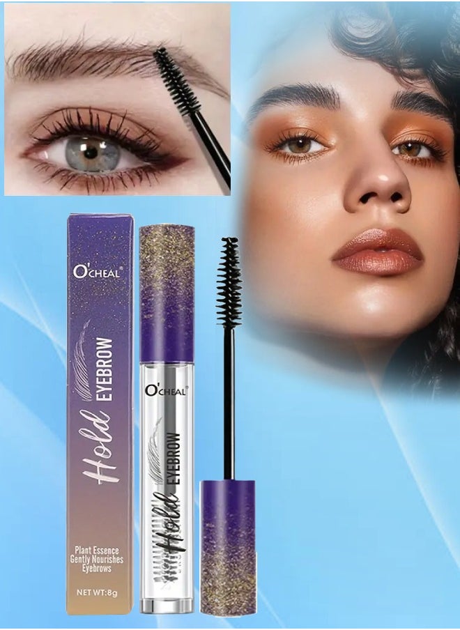 OCHEAL - Hold Eyebrow Gel Plant Essence Gently Nourish Eyebrow Colorless Natural Eyebrow More Hold Flexible Instant Dry Eyebrow Wax Clear Glue Gel Eyebrow Soap Kit Long Lasting Brow Soap 8g - Image 1
