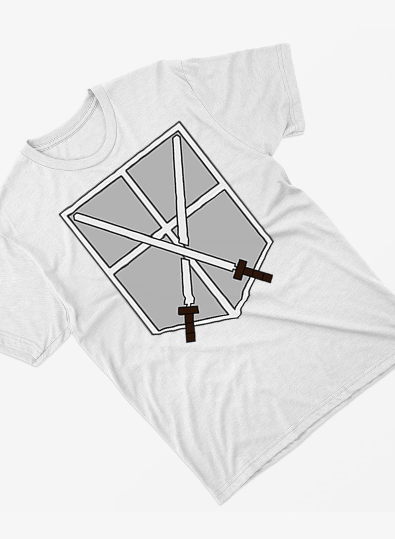 Fashion World Cotton T-shirt Printed with High-quality Anime Attack on Titan - Image 2