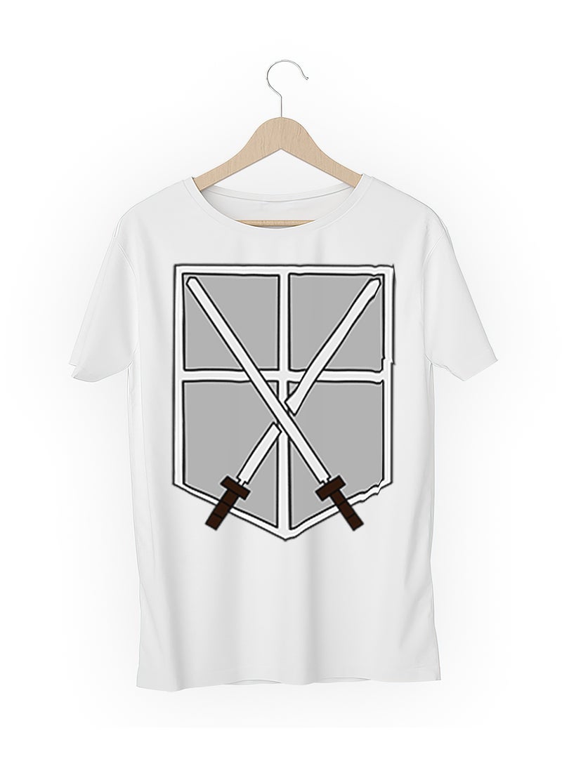 Fashion World Cotton T-shirt Printed with High-quality Anime Attack on Titan - Image 3