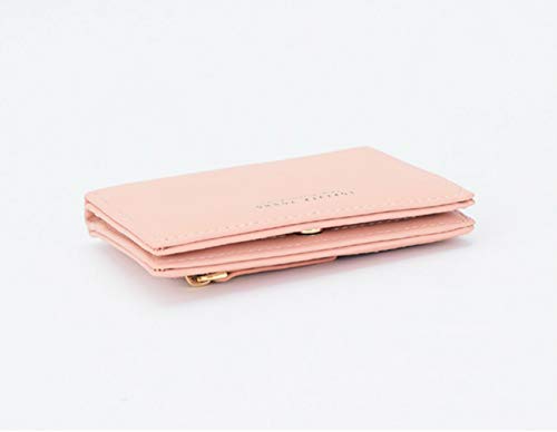AnnabelZ Women Wallet Small Bifold Soft Leather Pocket Wallet Ladies Mini Short Purse(Pink) - Image 4