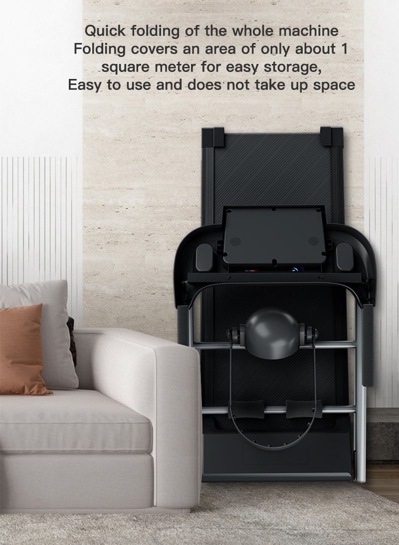 Sharpdo 1-10 km/h Household LED Display Foldable Electric Treadmill 121*58.5*105cm - Image 4