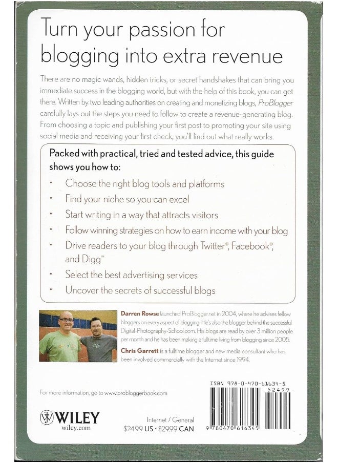 ProBlogger: Secrets for Blogging Your Way to a Six-Figure Income