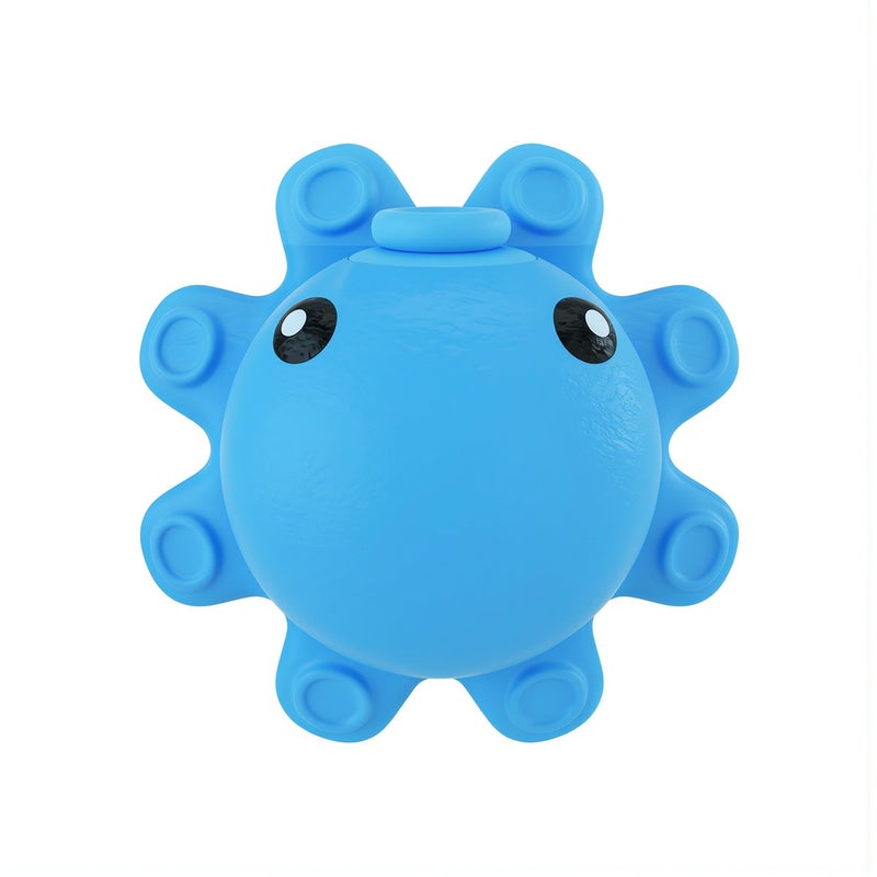 Bathtub Drain Stopper For Bathroom Spa Baby Bath Leakproof Non Slip Suction Seal Blue - Image 1