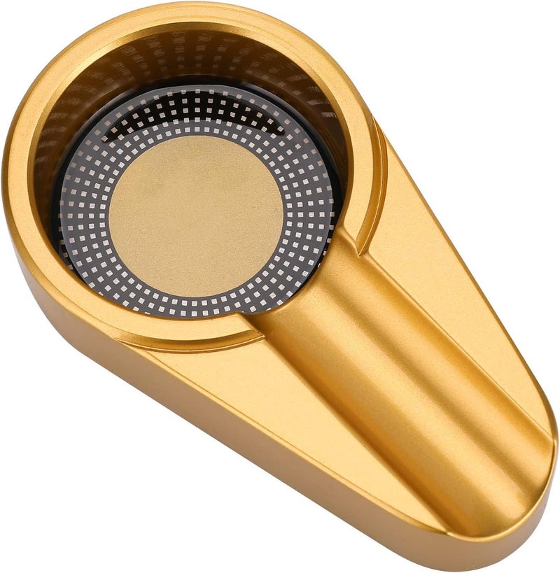 CiTree Cigar Travel Ashtray, Metal (Gold) - Image 1