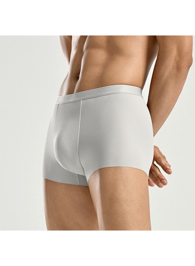 Skechers 7a Antibacterial Seamless Cooling Breathable Men's Boxer Briefs Sports Casual Shorts - Image 1