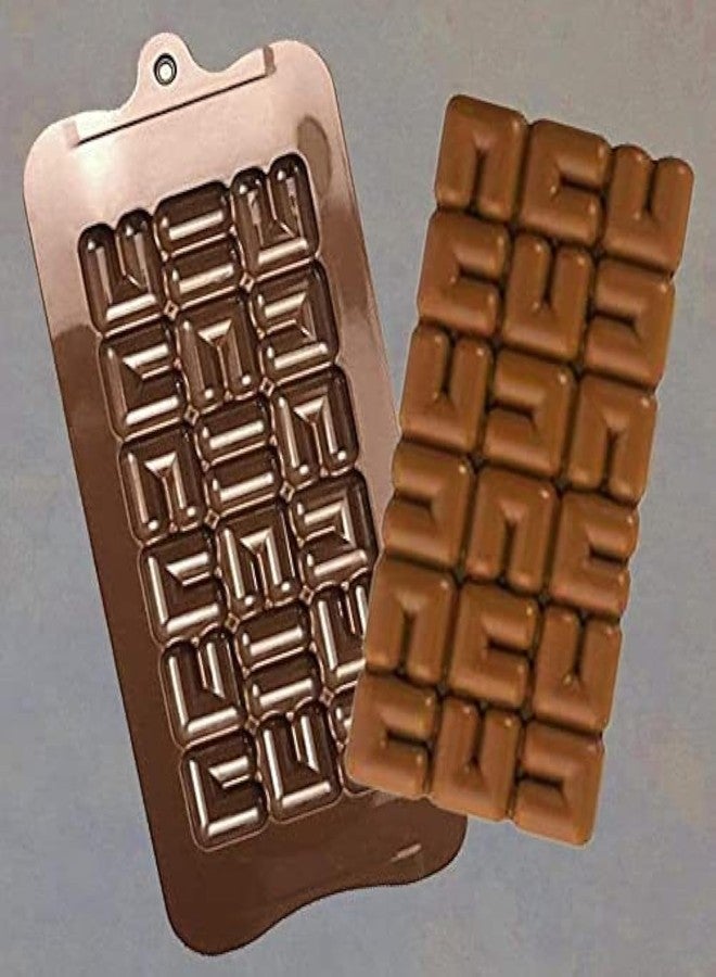 JoyGlobal Silicone Designer Chocolate Bar Mould - Image 1