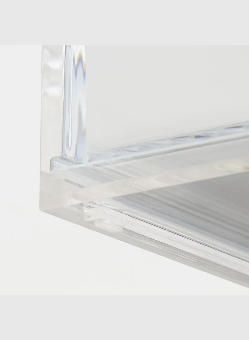 MUJI Clear Two-Drawer Stationery Organizer