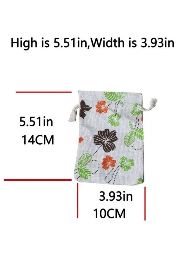 VRB Dec حقائب بوتلي VRB ديس تيم 10 قطع للهدايا/الهدايا المرتجعة، حقائب هدايا صغيرة/حقائب بوتلي من الجوت/حقيبة للهدايا، حقائب هدايا، هدايا العودة لعيد ديوالي، حقيبة يد نسائية شاجون، حقائب حلوى (اللون 6)، متعددة الألوان - Image 5