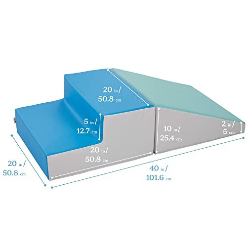 ECR4Kids Softzone Little Me Climb and Slide, Toddler Playset, Contemporary, 2-Piece - Image 2