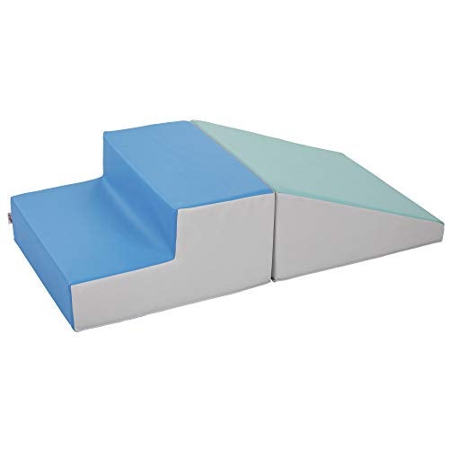 ECR4Kids Softzone Little Me Climb and Slide, Toddler Playset, Contemporary, 2-Piece - Image 1