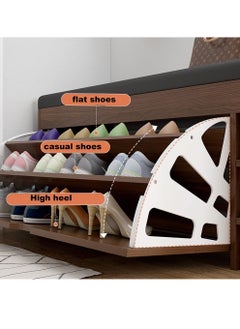 XiuWoo Modern StyleLeather Entryway Shoe Storage Bench Seat Shoe Organizer Shoe Cabinet with Hidden Shoe Rack for Home Entry Bed Room  - Image 2