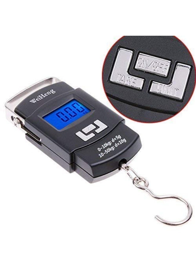 SCALE Portable Digital Hanging Scale – 50kg/110lb | Luggage, Groceries, Courier & Household Use | LCD Display, Tare & Unit Functions - Image 1
