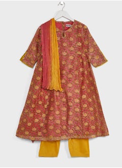 Kids Printed Dress & Salwar Set