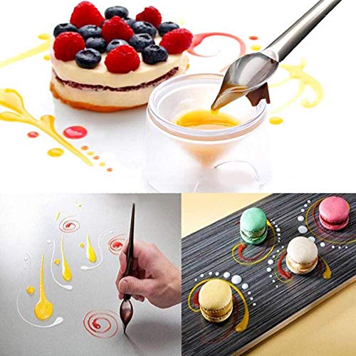 Tangoowal Culinary Specialty Tools Set,Professional Chef Cooking Plating Kit, 7 Pieces, Stainless Steel - Image 2