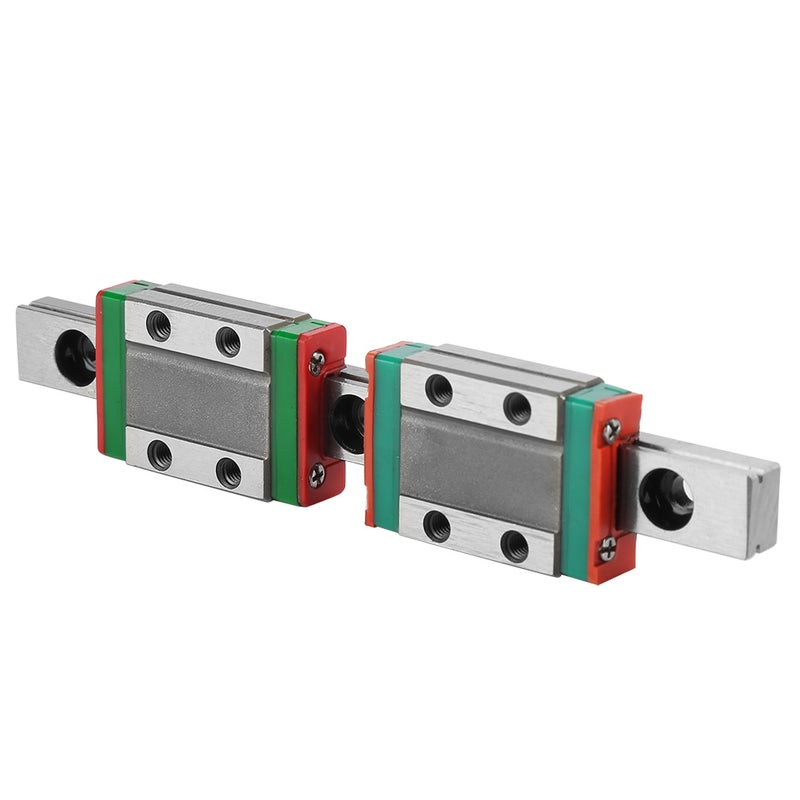MGN9B 100mm Linear Guide Rail 9mm Width with 2pcs MGN9B Rail Block - Image 1