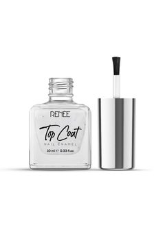 Renee Top Coat Nail Enamel, Quick Drying, Long Lasting, Chip Resisting Formula With High Shine & Full Coverage, One Stroke Application, Translucent Layer, 10 Ml  - Image 2