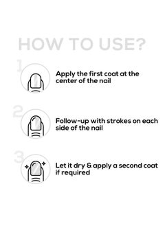 Renee Top Coat Nail Enamel, Quick Drying, Long Lasting, Chip Resisting Formula With High Shine & Full Coverage, One Stroke Application, Translucent Layer, 10 Ml  - Image 5