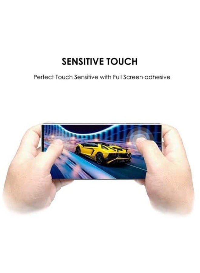 DUSALA Compatible with Galaxy S22 Ultra Screen Protector UV, UV Lamp Clear Curved Edge Tempered Glass for Samsung Galaxy - Image 3