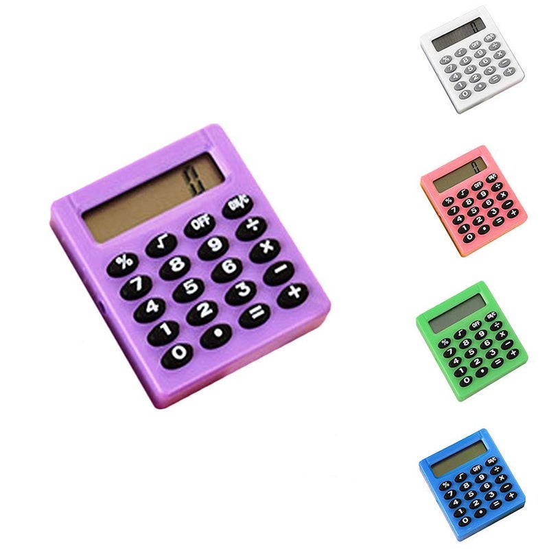 Pink Mini Portable 8 Digit Electronic Calculator For Students School Supplies - Image 4