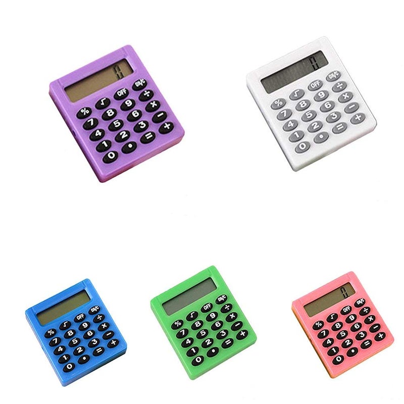 Pink Mini Portable 8 Digit Electronic Calculator For Students School Supplies - Image 5