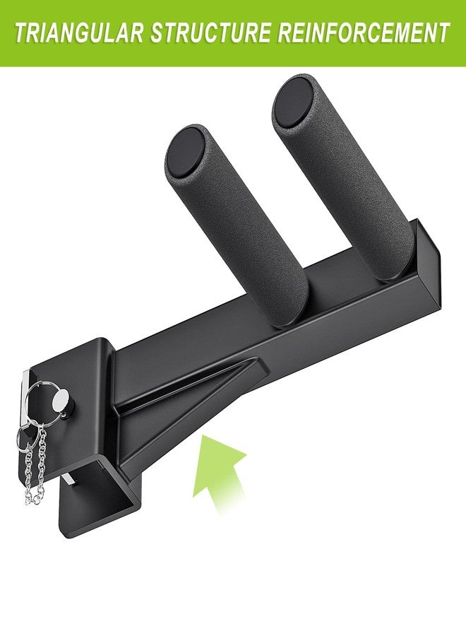 Lifeswell Dip Bar Attachment for 2" x 2" Power Rack, Non-Slip Wide & Narrow Grip Handles, 500 lbs Capacity, Squat Rack Attachment for Dips, Inverted Rows, Push-Ups - Image 4