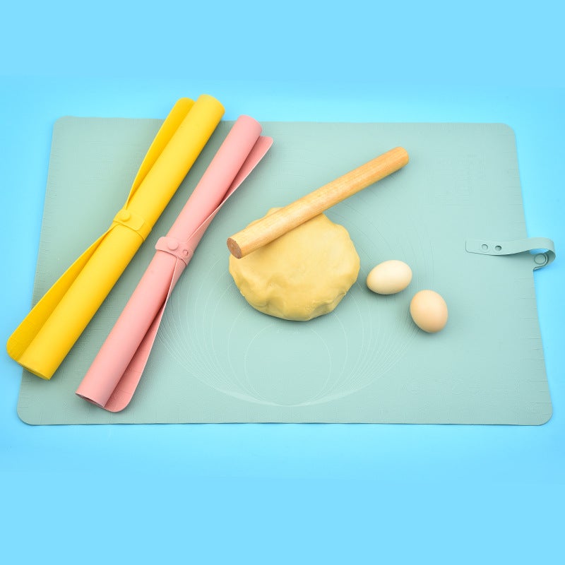 New Silicone Dough Pad With Buckle Silicone Flour Pad And Dough Pad With Scale Baking Tools - Image 2