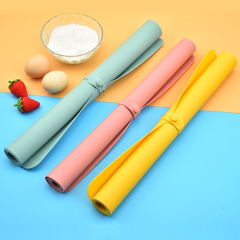 New Silicone Dough Pad With Buckle Silicone Flour Pad And Dough Pad With Scale Baking Tools - Image 5