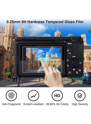 Canon G7X Mark III Accessory Kit, Silicone Protective Case Cover, 2 Pack Tempered Glass Screen Protector, Detachable Lens Cover, Strap Wrist for Canon G7X3 G7XIII (Pink) - view 3