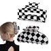Fsmiling Womens Checkered Hair Clip Large Checkered Claw Clips Black And White Jaw Clip,2pack - Image 2