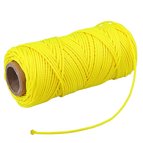 Pluzluce 150ft Scuba Diving Reel Line Replacement,2mm High Strength Spool Reel Line Cord for Scuba Dive Reel - Deep Sea, Wreck and Cave Diving, Safety Dive Marker, Dive Float Flag Yellow - Image 1