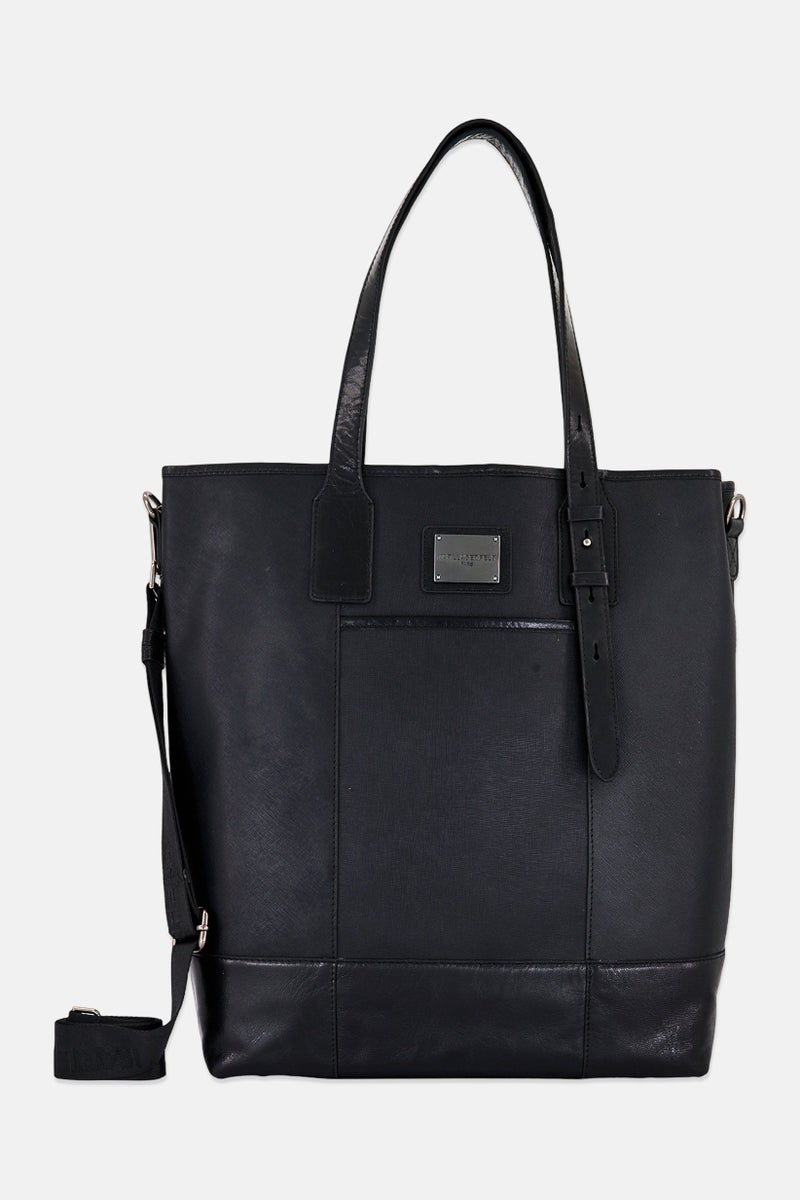 Karl Lagerfeld Men Hardware Logo Tote Bag, Black - Image 1