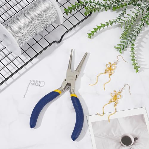 BENECREAT Wire Looping Pliers with Non-Slip Handle, Precision Round Nose Pliers (2~8mm Loops) for Beading Jewelry Making and Wire Forming - Image 4