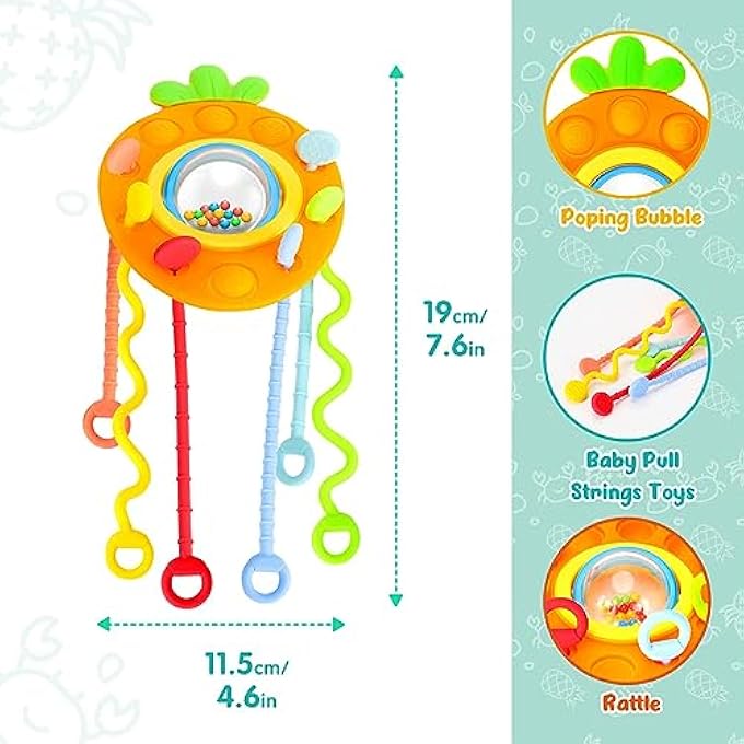 MONTESSORI SENSORY TOYS FOR TODDLERS - DEVELOPMENTAL LEARNING GIFTS FOR BOYS & GIRLS AGED 6-18 MONTHS - GREAT BIRTHDAY PRESENT! - Image 5