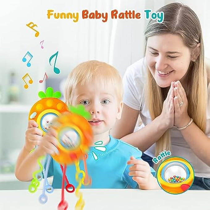 MONTESSORI SENSORY TOYS FOR TODDLERS - DEVELOPMENTAL LEARNING GIFTS FOR BOYS & GIRLS AGED 6-18 MONTHS - GREAT BIRTHDAY PRESENT! - Image 4