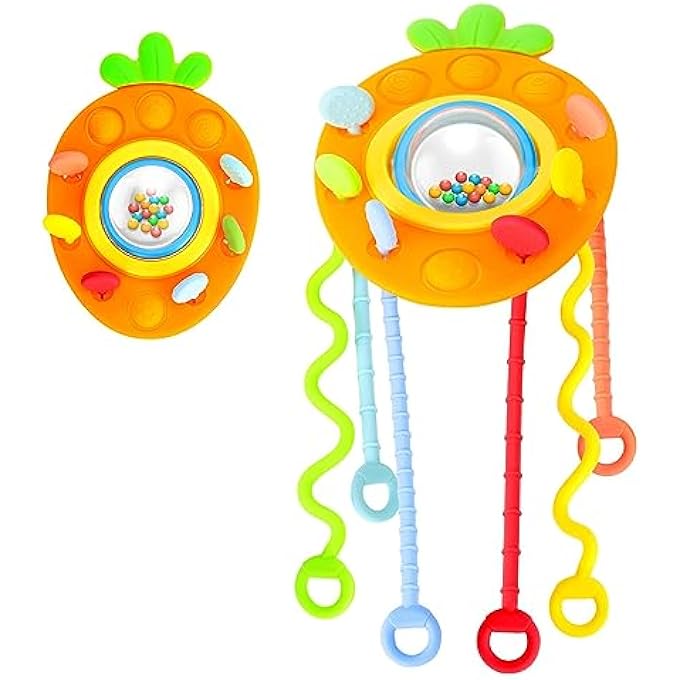 MONTESSORI SENSORY TOYS FOR TODDLERS - DEVELOPMENTAL LEARNING GIFTS FOR BOYS & GIRLS AGED 6-18 MONTHS - GREAT BIRTHDAY PRESENT! - Image 1