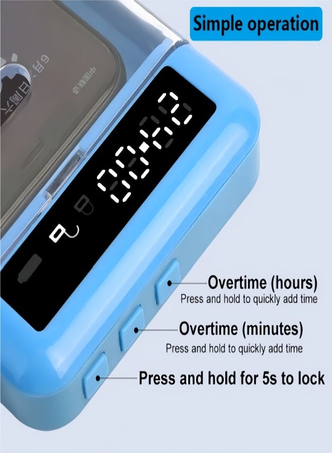 YINPAGE Portable Timer Phone Lock Box - Universal for iPhone & Android, Self-Control Tool for Kids, Students & Adults to Stay Focused & Enhance Mental Wellness - Image 5
