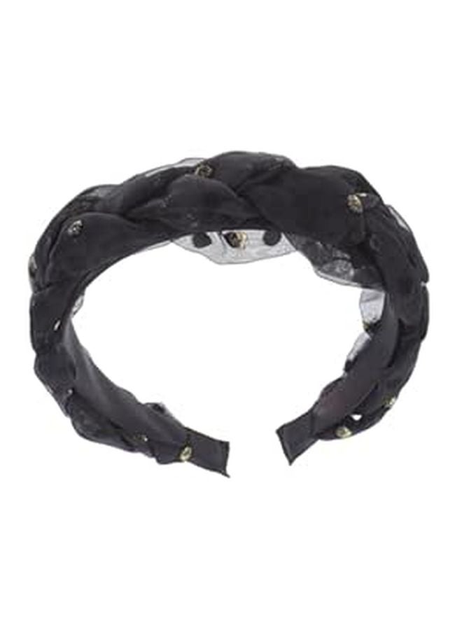 Wide Mesh Headband For Women Comfortable Hair Accessory For Casual Outings - Image 1