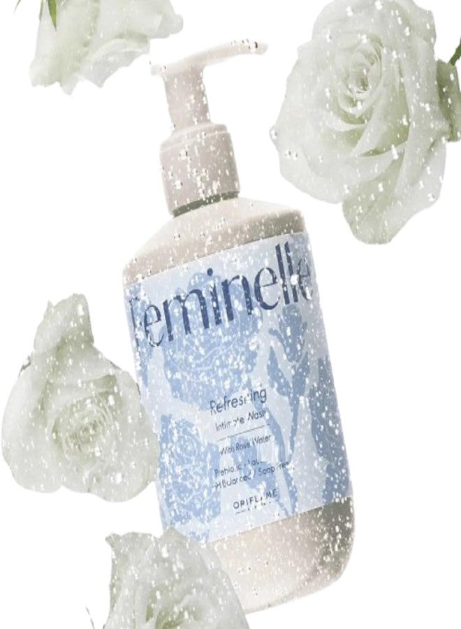 Oriflame Feminelle Refreshing Intimate Wash with Rose Water 300ML - Image 3