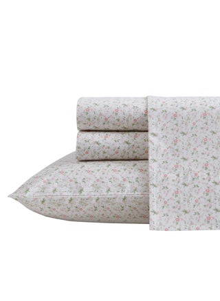 Laura Ashley - Twin XL Sheets  Cotton Percale Bedding Set  Lightweight & Breathable Home Decor (Evie Pink  Twin XL) - pzsku/Z73DF5AC6F7F04A73FC2FZ/45/1749668102/19d7ed09-59ae-4d2d-9dab-bc3eadc57a5b