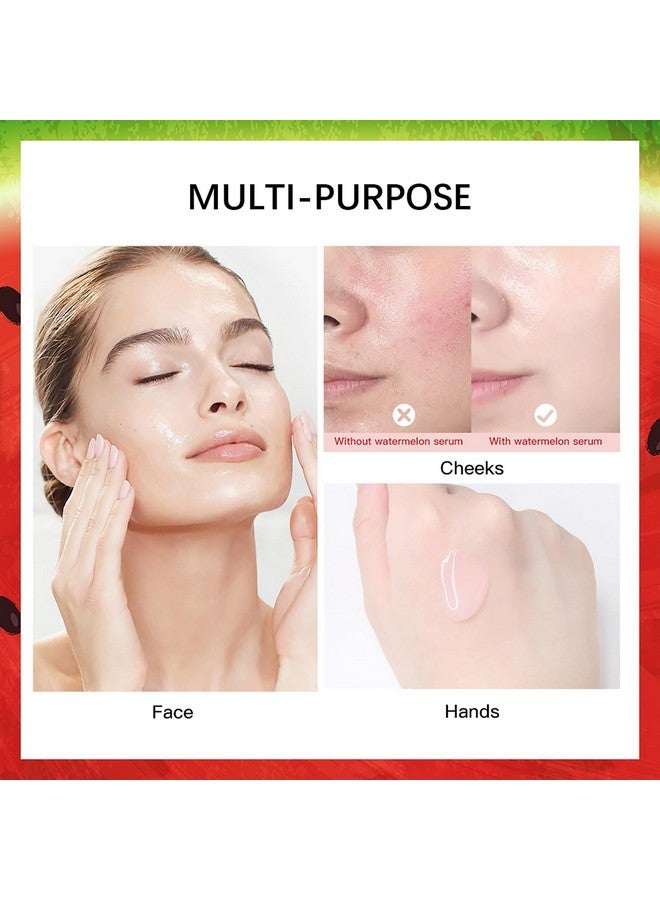 NICEFACE Watermelon Niacinamide Highlighting Serum Illuminating Makeup Primer & Facial Serum With Hyaluronic Acid Moisturizing Lightweight & Priming For Glowing Skin Care (75Ml) - Image 4
