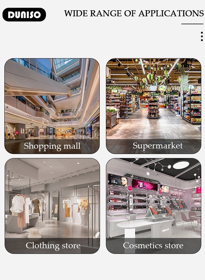 DUNISO Women's Shoulder Tote Bag Straw Design Handbag For Women Large Capacity Bucket Bag Woven Straw Bag Summer Beach Tote Purse Fashionable Travel Messenger Shoulder Bag for Ladies Girls College Students - Image 4