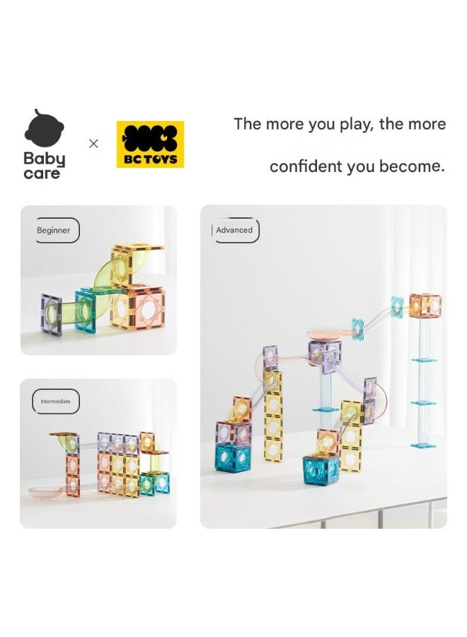 Babycare - Creativity Kids Pipe Magnetic Sheets toys Multicolor - 100 Pcs - Image 5