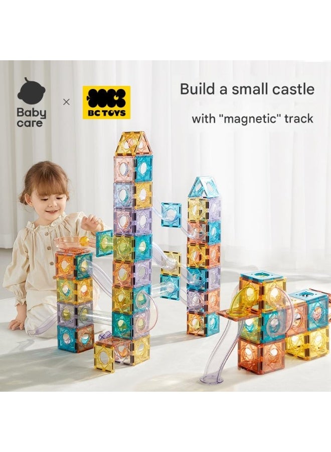 Babycare - Creativity Kids Pipe Magnetic Sheets toys Multicolor - 100 Pcs - Image 3