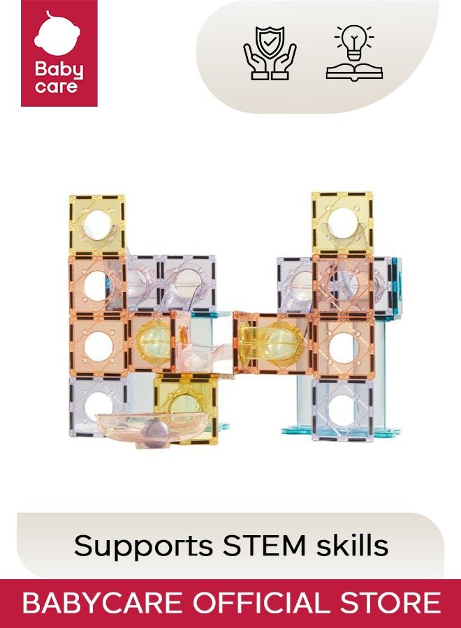 Babycare - Creativity Kids Pipe Magnetic Sheets toys Multicolor - 100 Pcs - Image 1