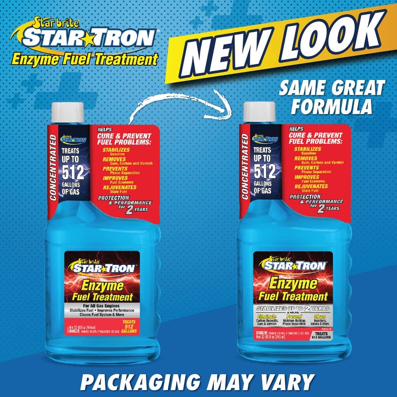 STAR BRITE Star Tron Enzyme Fuel Treatment - Concentrated Formula 32 Fl. Oz. â€“ Treats up to 512 Gallons - Fuel Stabilizer & Treatment, Gasoline Stabilizer, Star Tron Marine Enzyme Fuel Treatment - Image 4